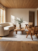 Mono Gri Salon Halısı EW2836