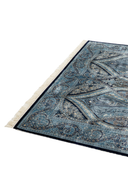 İpek Lacivert ve Koyu Mavi Salon Halısı 1170C