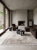 Stark Açık Gri ve Krem Salon Halısı STK1017