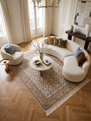 Royal Krem ve Bej Salon Halısı RYL05
