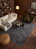 Lucca Koyu Gri Salon Halısı LC107
