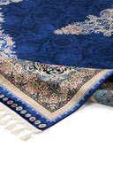 Kaftan Lacivert ve Siyah Salon Halısı KF2314