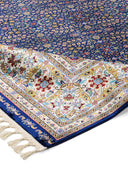 Kaftan Lacivert ve Krem Salon Halısı KS8011