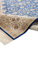 Royal Lacivert ve Krem Salon Halısı RYL03