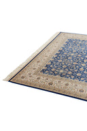 Royal Lacivert ve Krem Salon Halısı RYL03