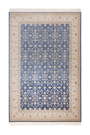 Royal Lacivert ve Krem Salon Halısı RYL03