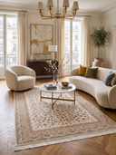 Royal Krem ve Bej Salon Halısı RYL033