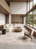 Craft Krem ve Gri Salon Halısı M426G